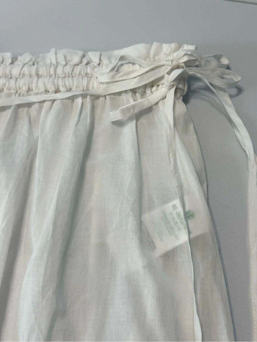 J. Crew White Maxi Swim Coverup Skirt